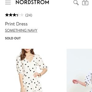 Something Navy brand print dress size L (12/14)